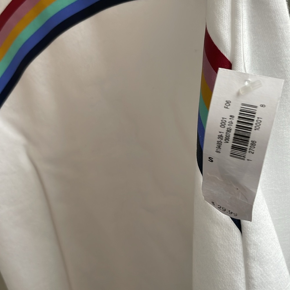๐Old Navy Women's Rainbow ๐ Crewneck Sweatshirt ๐NWT! - Picture 10 of 11
